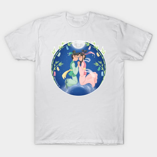 Tanabata Matsuri T-Shirt by SilveryDreams